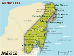 Mapa de Quintana Roo