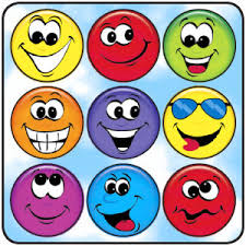 SMILEY FACE DOTS STICKERS
