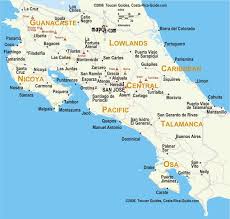 Map of Costa Rica