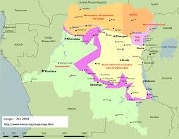 Map of Rebel Held Congo