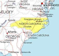 Map of North Carolina