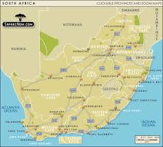 South Africa Map.