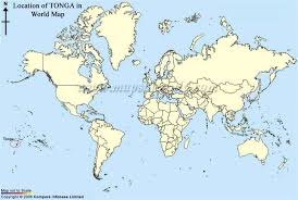 Tonga Location Map