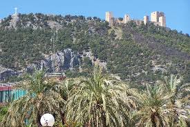 Castillo from Jaén city