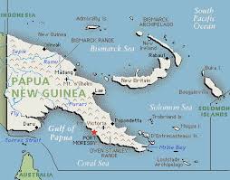 Map of Papua New Guinea