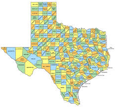 Texas County Map - TX Counties