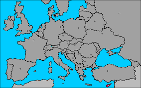 Mapa de Chipre (Europa