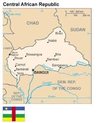 Map of the Central African