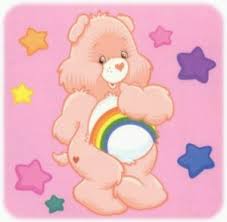 Cheer Bear is a very happy Care Bear ...