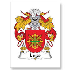 Lugo Family Crest Post Card by