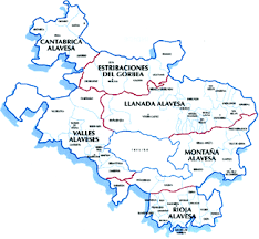 Mapa de Álava, Araba