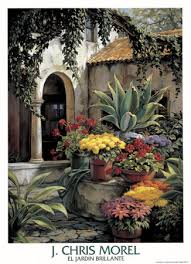 Jardin Brillante Print by J.