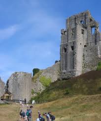 the Keep at Corfe Castle