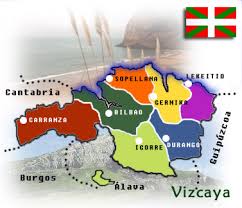 Mapa de Vizcaya
