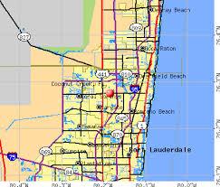 Coconut Creek, FL map