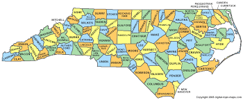 Map of North Carolina