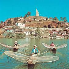 Michoacán: fishing on Lake