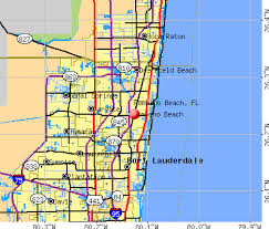 Pompano Beach, FL map