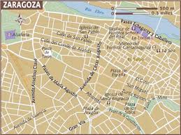 Map of Zaragoza