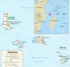 Comoros Map - Africa