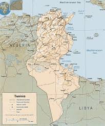 Tunisia Map - Africa