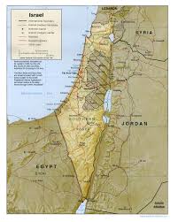 Map of Israel