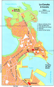 La Coruna Map