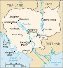 Mapa de Camboya