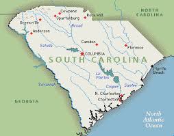 South Carolina Map