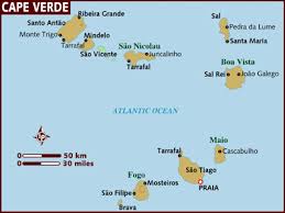 Cape Verde map AFRICA