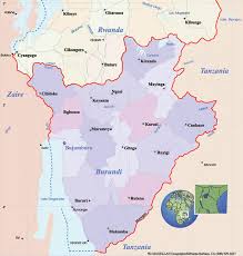 Burundi Map