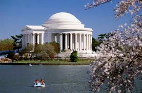 The Jefferson Memorial in Spring