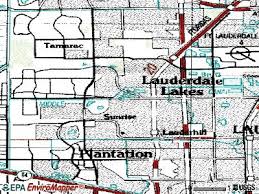 Lauderhill topographic map