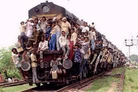 Funny images: Busy train