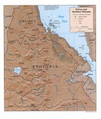 Ethiopia and Eritrea physical