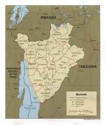 Map of: Burundi (Republic of