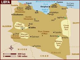 Libya map AFRICA - Country map