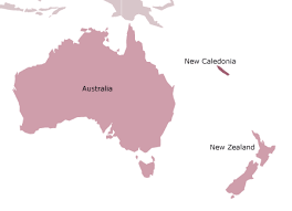 New Caledonia is an area