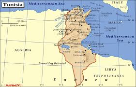 Just checked a map and Tunisia