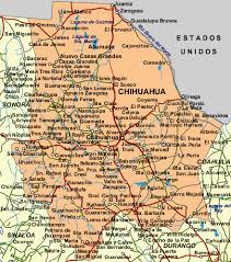 Map of Mexico, CHIHUAHUA Map,