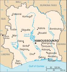 Cote d'Ivoire (Ivory Coast) is