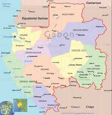 Gabon Map - Africa