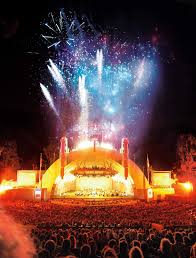 Fireworks at the Hollywood Bowl.