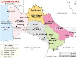 Turkmenistan Map