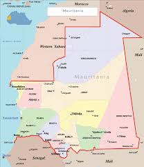 Mauritania Map - Africa