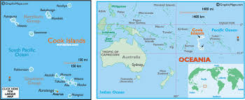 cook Islands Map and