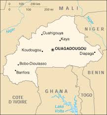 map of Burkina Faso]