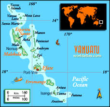 Vanuatu map by World Atlas