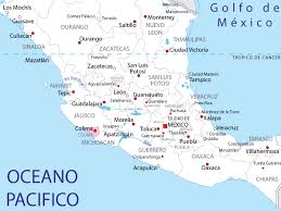 Mapa de Colima