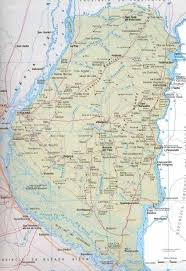 Mapa Provincia de Entre Rios,